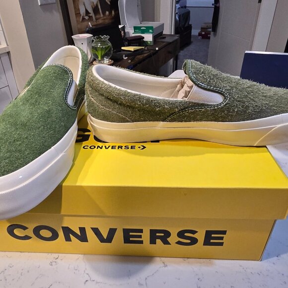 Converse X Golf Le Fluer One Star Cc Slip Pro Forest Elf/Brush/Egret Mens Sz 10 - Picture 4 of 14